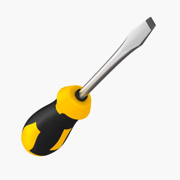 yellow hand screwdriver